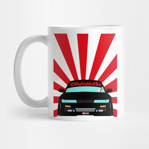 S13 Silvia Nissan Drift King JDM Okinawa Rising Sun Fast X by ArtIzMuzikForTheEyez